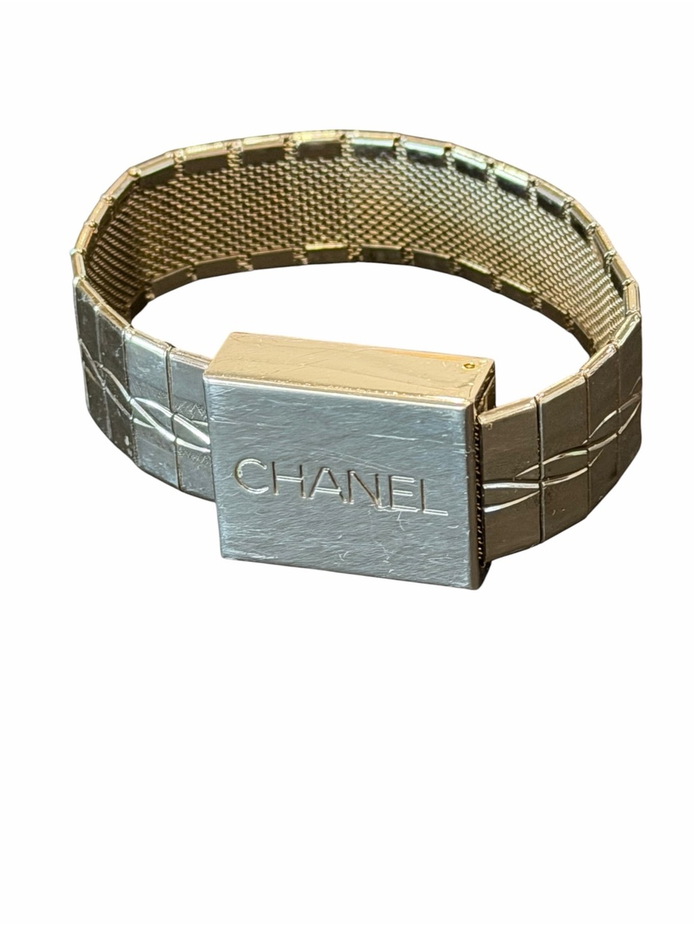 CHANEL Vintage Silver-Tone Bracelet - Picture 7 of 7